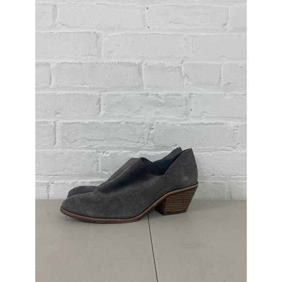 Vince Camuto Women's Suede Leather Deadra Ankle Booties Gray Size US 8 - Picture 2 of 7